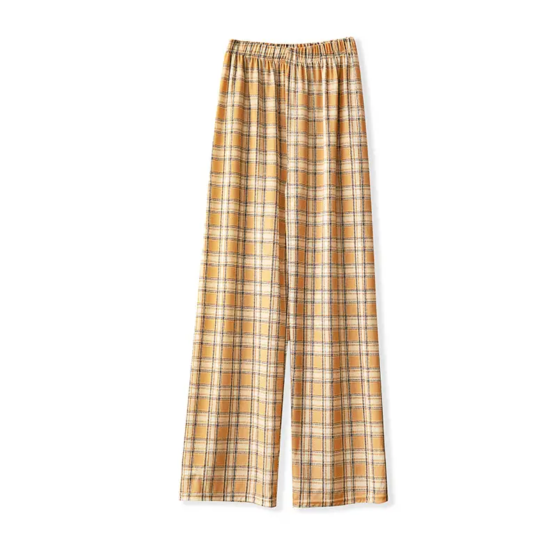 Women Plaid Pants Green Checkered Summer 2025 - Image 20