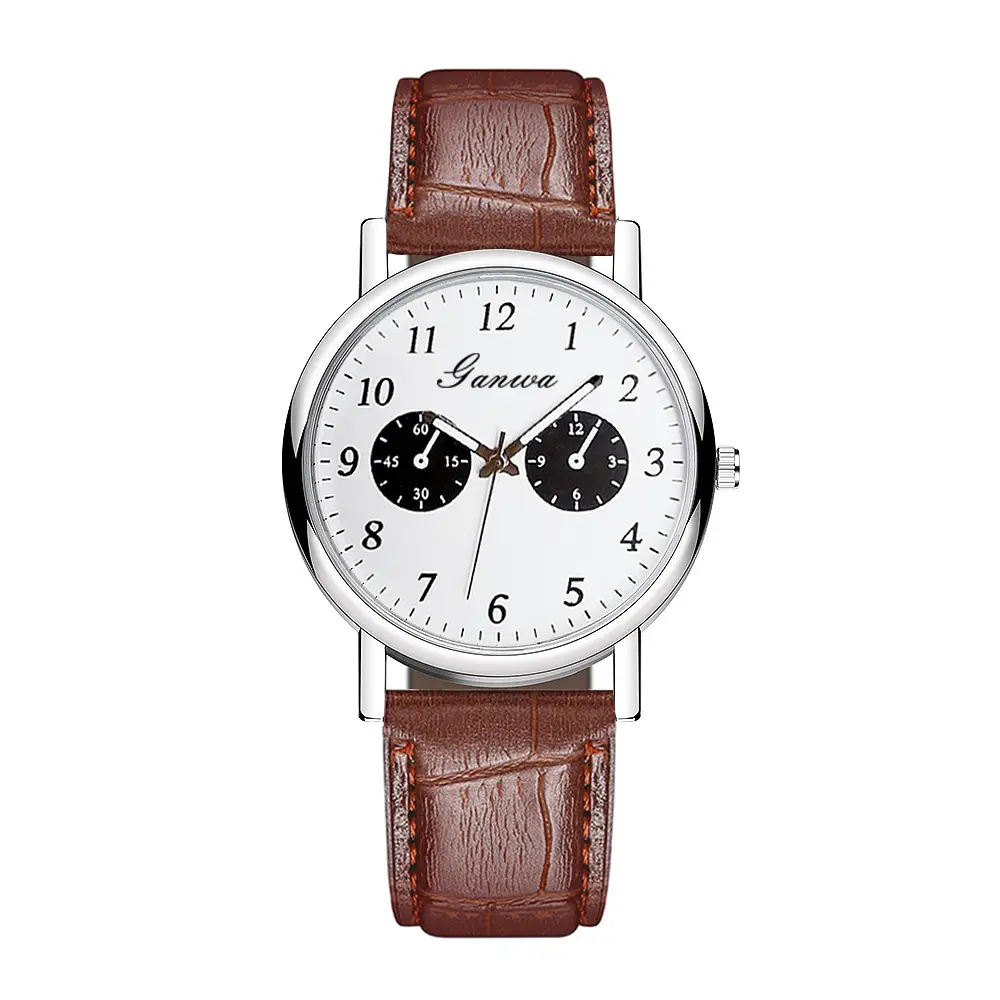 Manufacturer of Niche Quartz Watches for Men with a High-End Feel, Wholesale Decorative Men's Watches, Simple Watch with Leather Strap for Men - Image 11