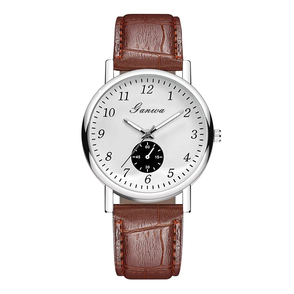 Manufacturer of Niche Quartz Watches for Men with a High-End Feel, Wholesale Decorative Men's Watches, Simple Watch with Leather Strap for Men - Image 14