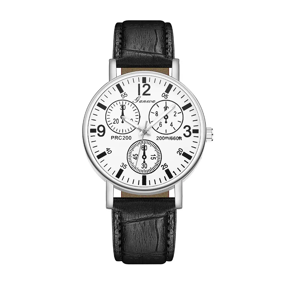 Manufacturer of Niche Quartz Watches for Men with a High-End Feel, Wholesale Decorative Men's Watches, Simple Watch with Leather Strap for Men - Image 16