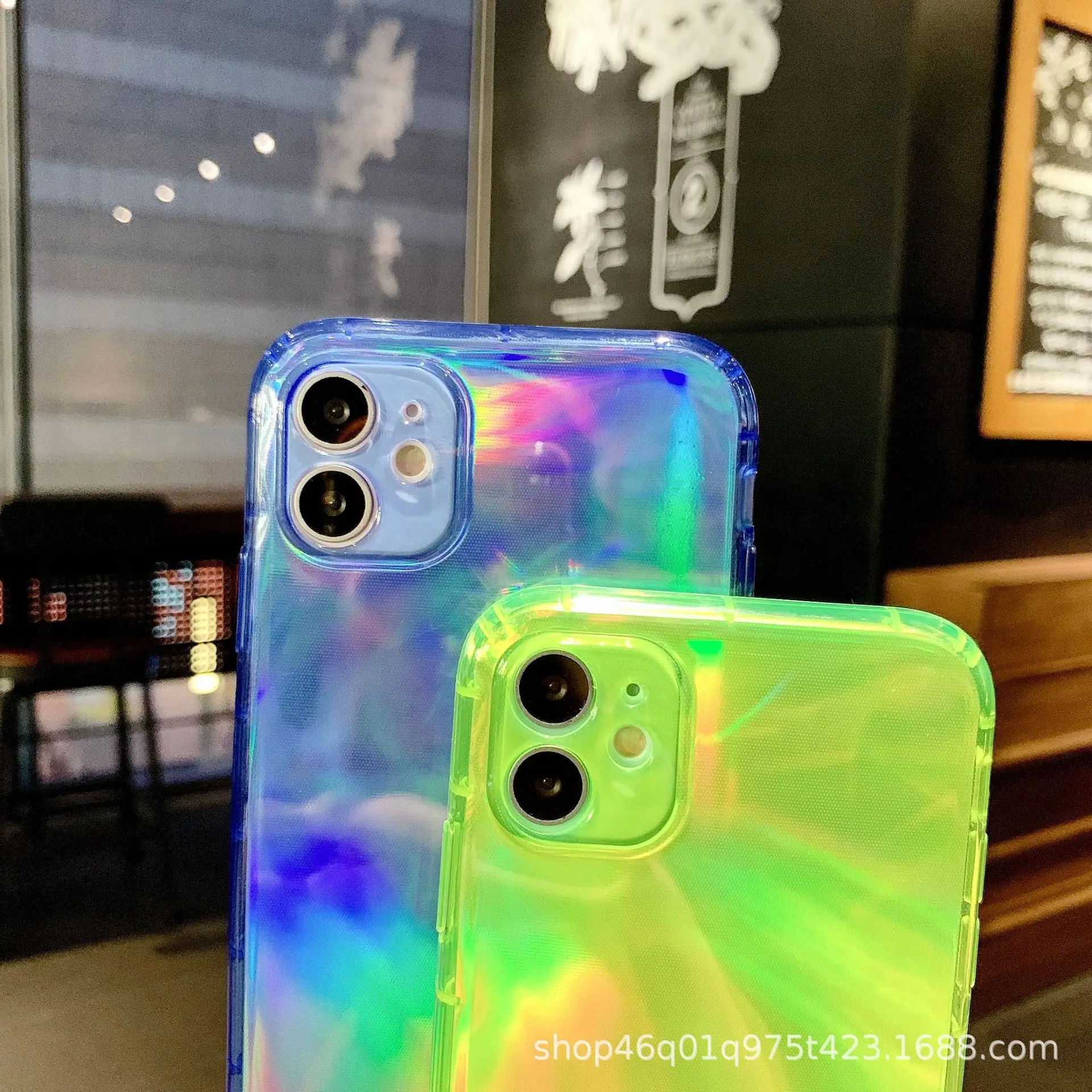 3D Laser Printed Mobile Phone Case Green Orange - Image 9