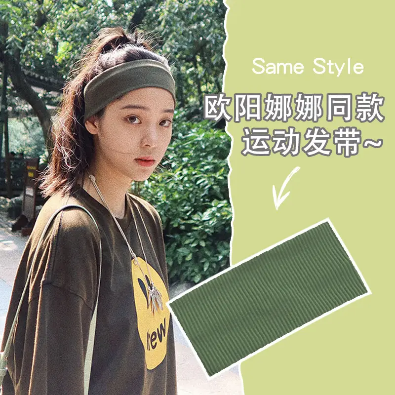 Gray Wool Hair Band for Women Summer Wear - Image 3