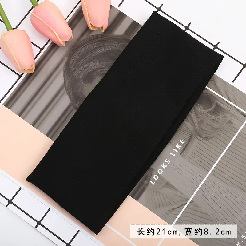 Gray Wool Hair Band for Women Summer Wear - Image 4
