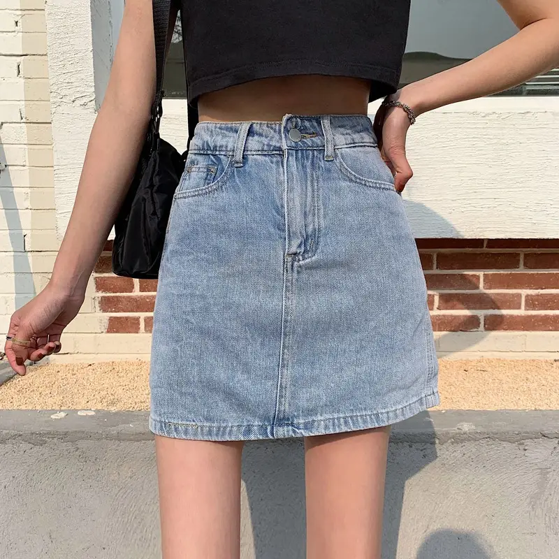 Women High Waist Denim Shorts Summer 2021 - Image 4