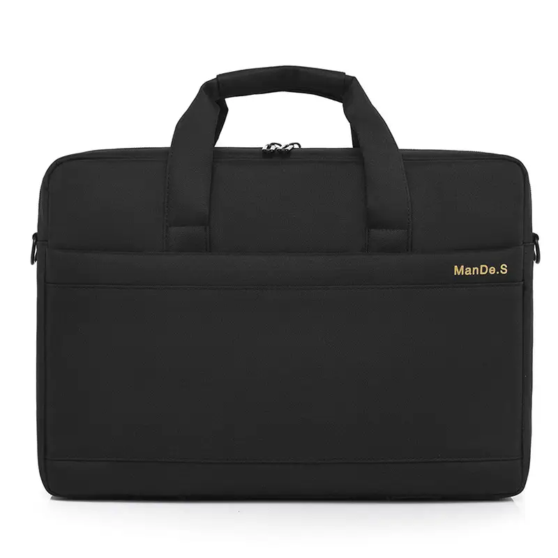 15.6inch Laptop Bag Black Business Shoulder Large Capacity