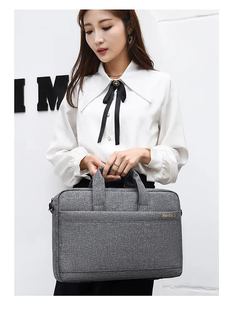 15.6inch Laptop Bag Black Business Shoulder Large Capacity — feature 16