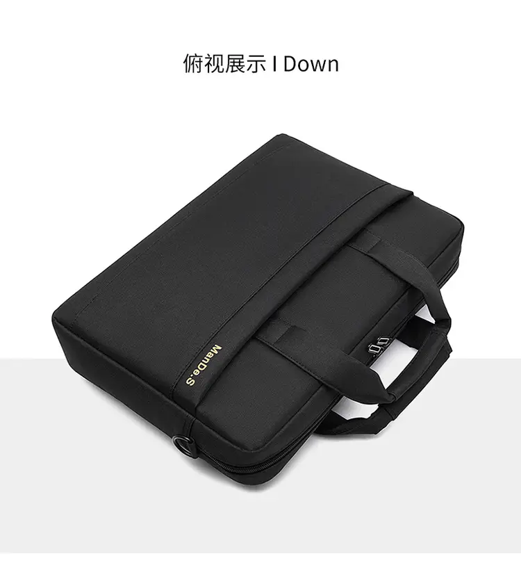 15.6inch Laptop Bag Black Business Shoulder Large Capacity — feature 24