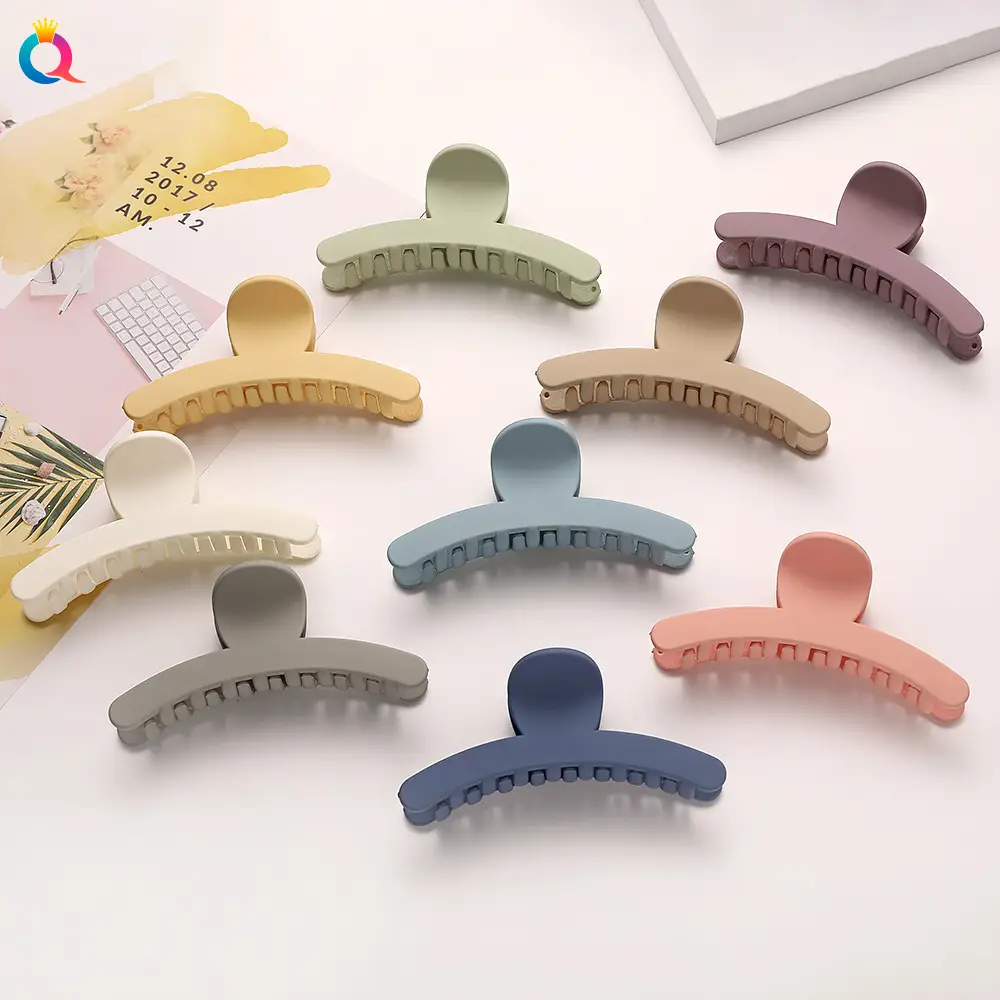 Qiyue Korean Style Hair Clip Sweet Cute Back Head Clip Shark Clip - Image 3