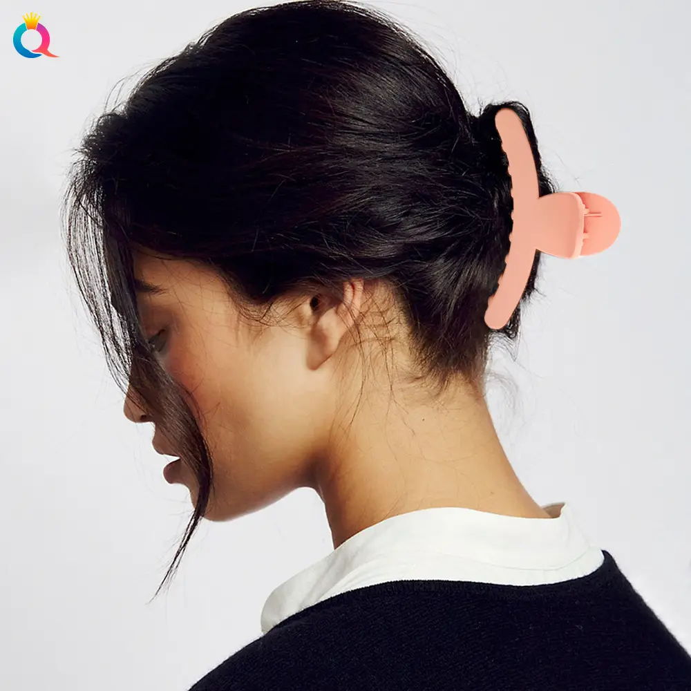 Qiyue Korean Style Hair Clip Sweet Cute Back Head Clip Shark Clip - Image 4