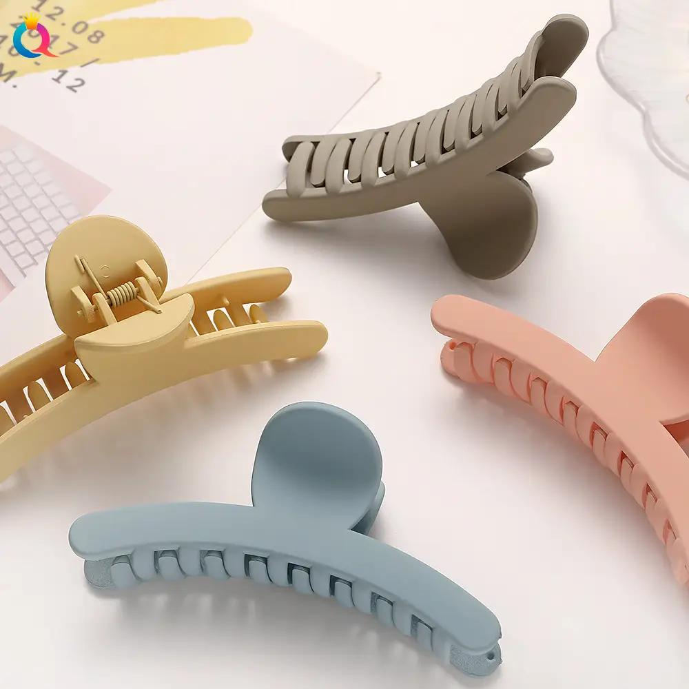 Qiyue Korean Style Hair Clip Sweet Cute Back Head Clip Shark Clip - Image 6