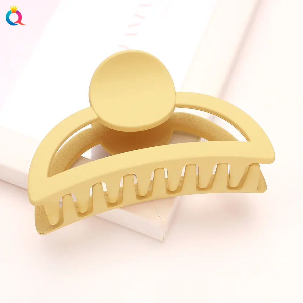 Qiyue Korean Style Hair Clip Sweet Cute Back Head Clip Shark Clip - Image 2