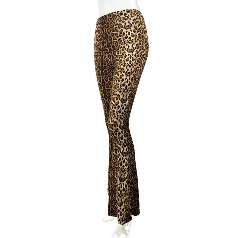 2025 Women's Leopard Print High Waist Casual Pants — feature 24