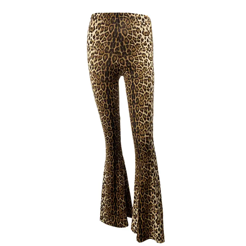 2025 Women's Leopard Print High Waist Casual Pants — feature 26