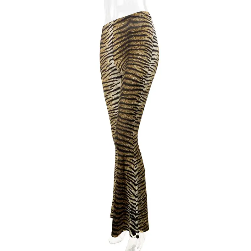 2025 Women's Leopard Print High Waist Casual Pants — feature 28
