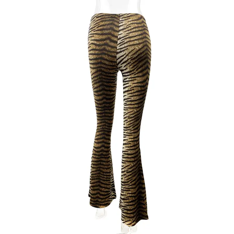 2025 Women's Leopard Print High Waist Casual Pants — feature 29