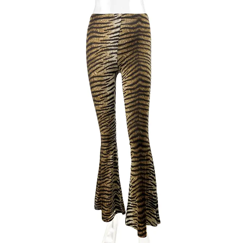 2025 Women's Leopard Print High Waist Casual Pants - Image 2