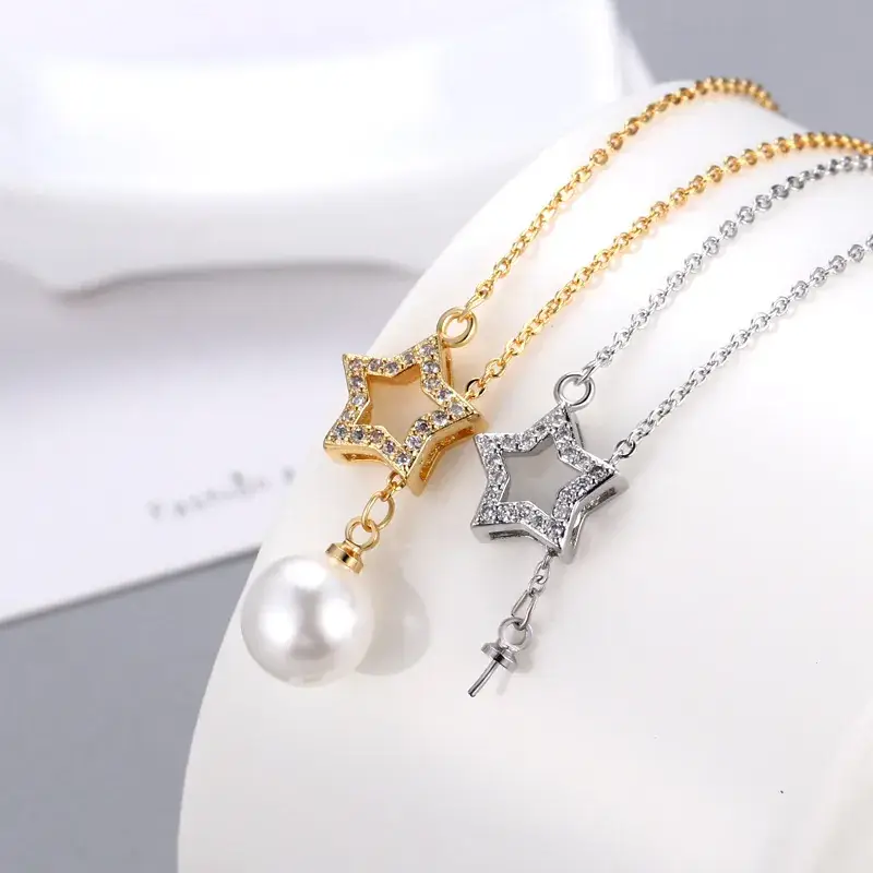 Korean Style Star Moon Necklace for Women - Image 3