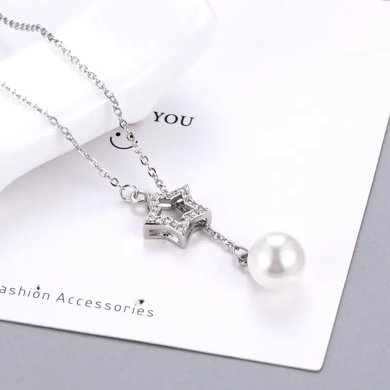 Korean Style Star Moon Necklace for Women - Image 4