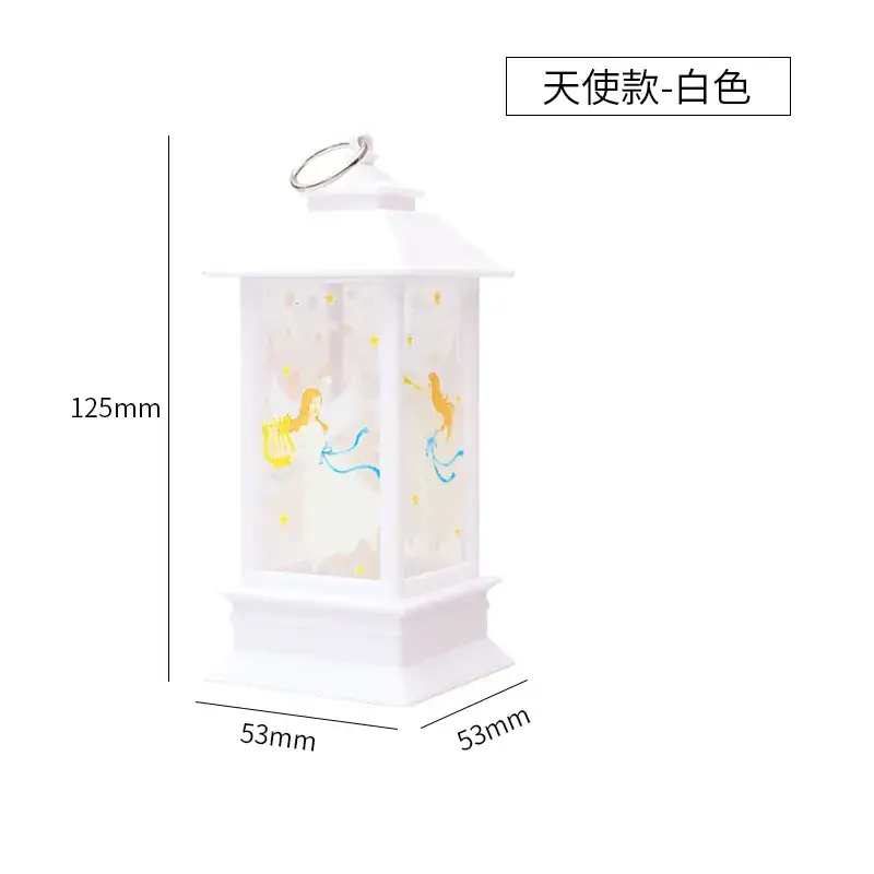 Christmas Wind Lamp Santa White 195mm LED