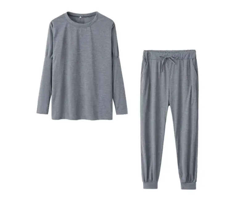 Women Pink Loose Fit Long Sleeve Sweatpants Set — feature 11