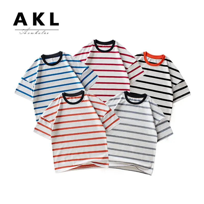 Boys Striped T-Shirt Large Summer Casual Wear