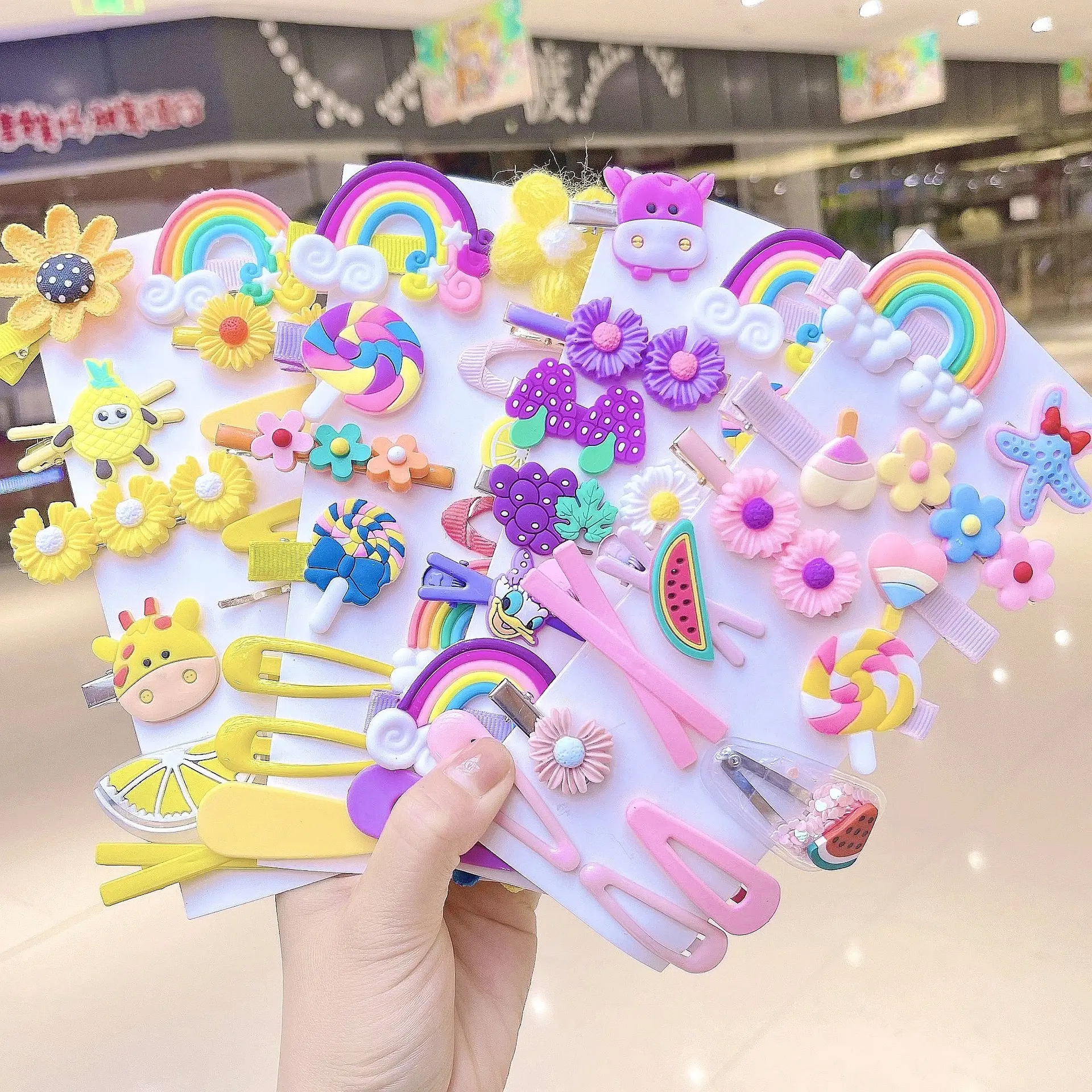 Cute Princess Hairpin Clip for Girls Candy Color