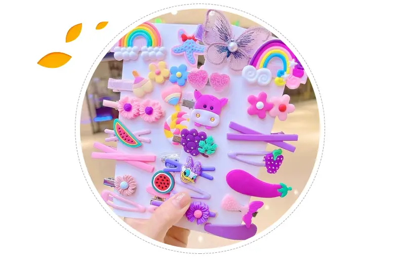 Cute Princess Hairpin Clip for Girls Candy Color — feature 4