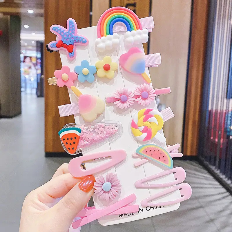 Cute Princess Hairpin Clip for Girls Candy Color