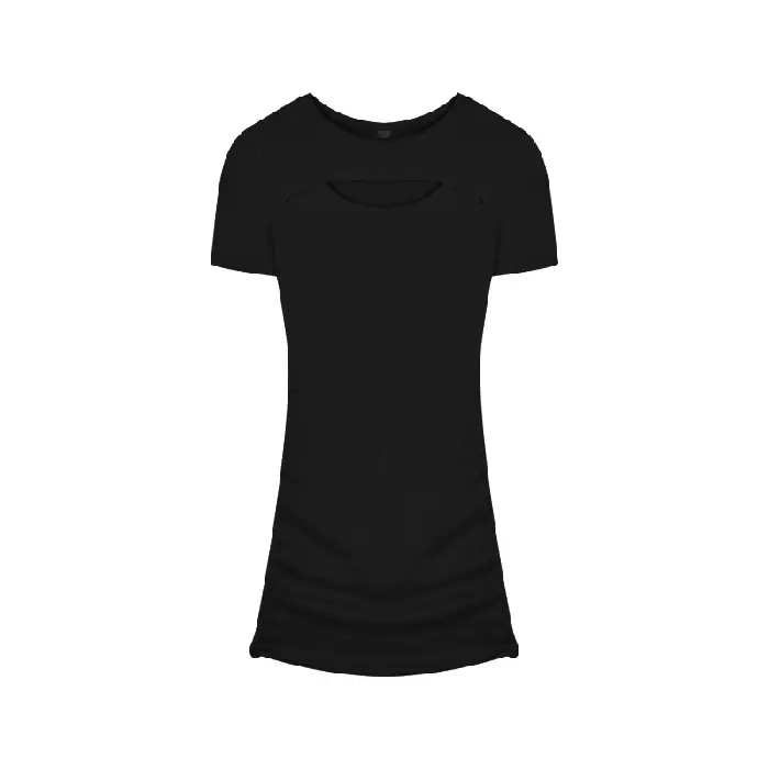 White Hip-Hugging T-Shirt Women Summer 2025 - Image 2