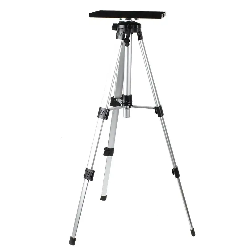 1.2m Folding Metal Projector Stand Telescopic Tripod - Image 2