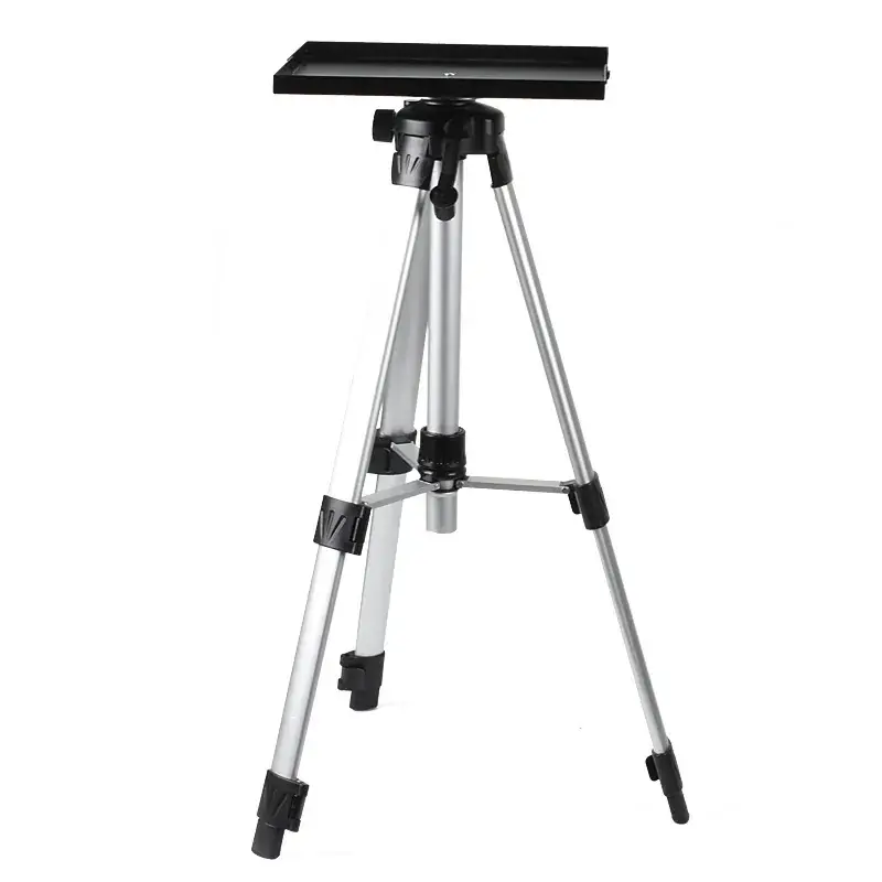 1.2m Folding Metal Projector Stand Telescopic Tripod - Image 3