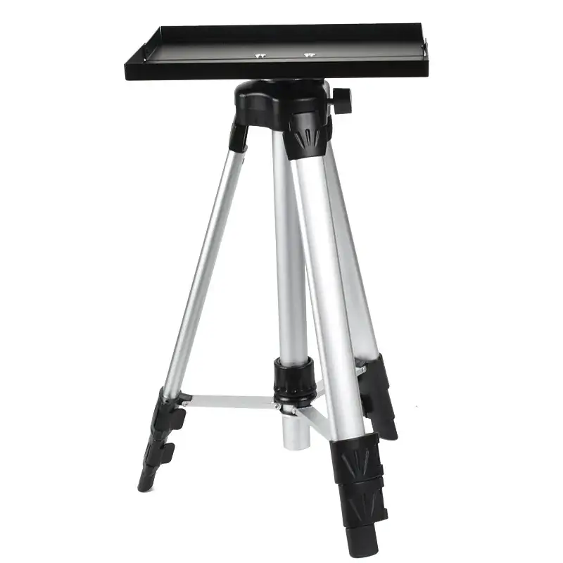 1.2m Folding Metal Projector Stand Telescopic Tripod - Image 4