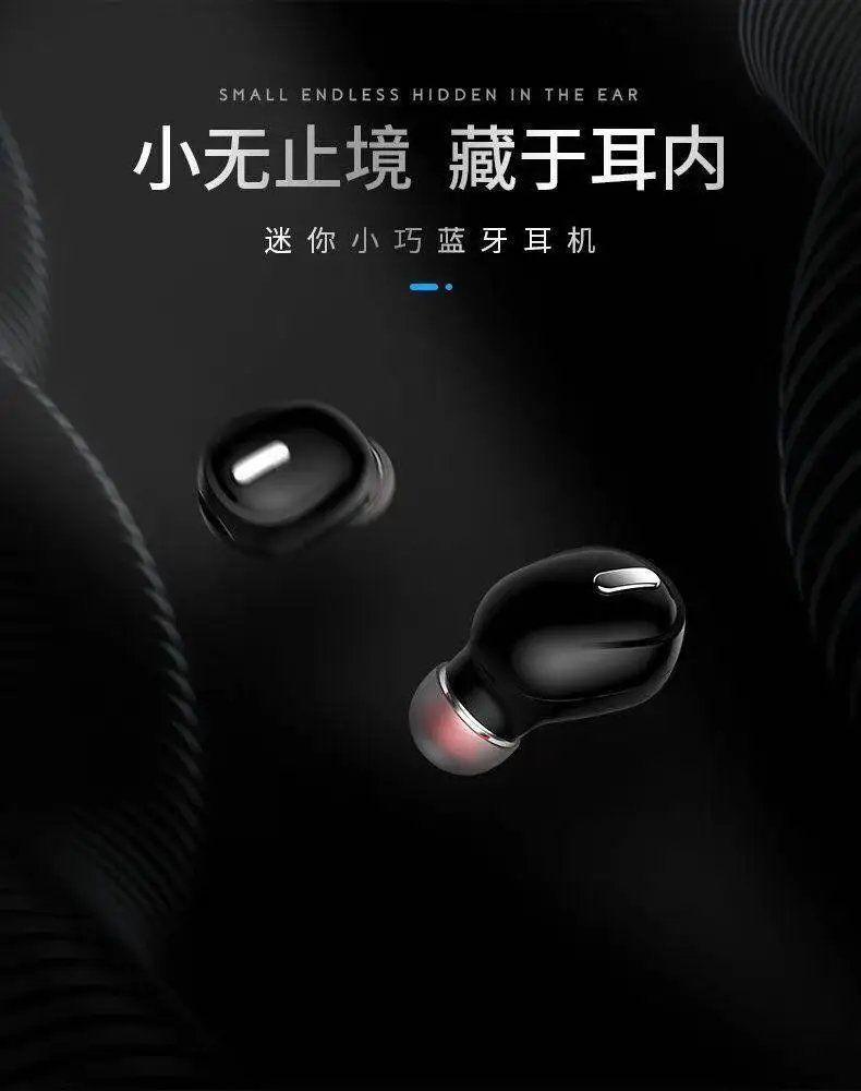 Mini Wireless Cross-Border Earbuds X9S Black — feature 1