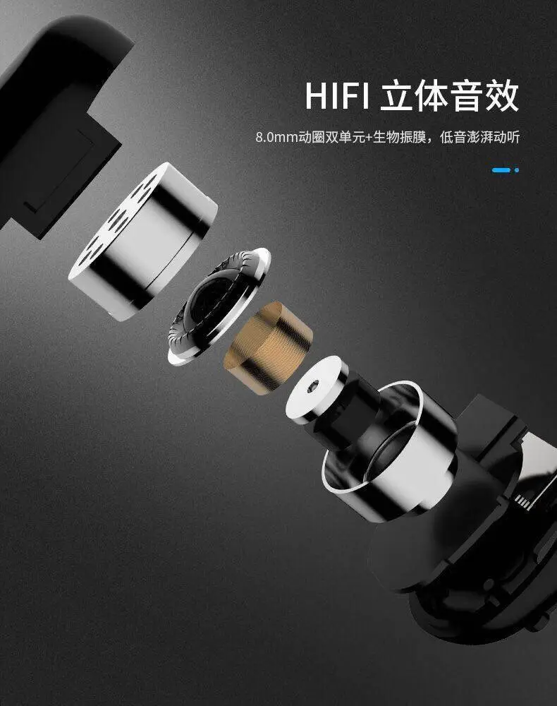 Mini Wireless Cross-Border Earbuds X9S Black — feature 2