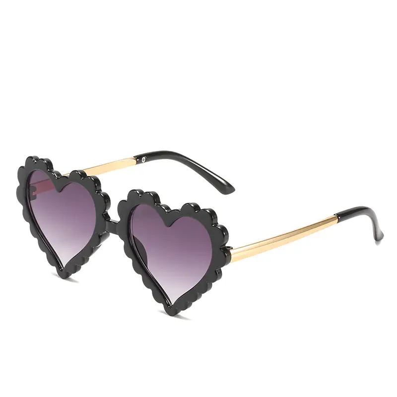 Heart Shaped Kids Sunglasses Mint Green