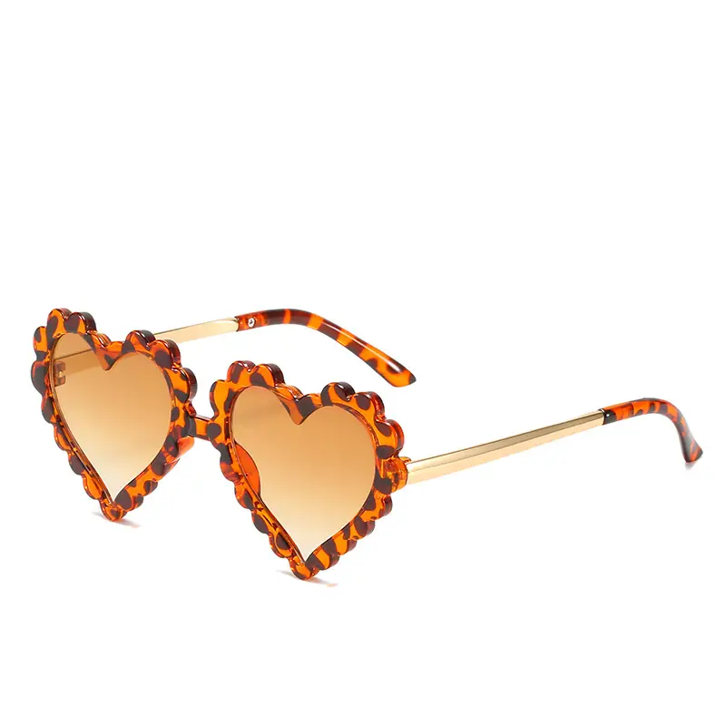 Heart Shaped Kids Sunglasses Mint Green - Image 2