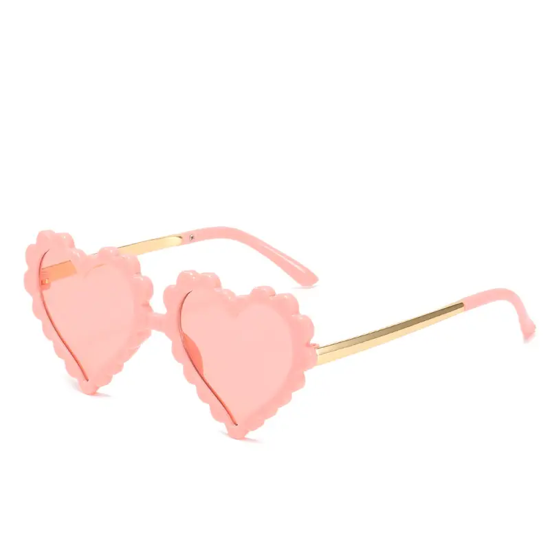 Heart Shaped Kids Sunglasses Mint Green - Image 5