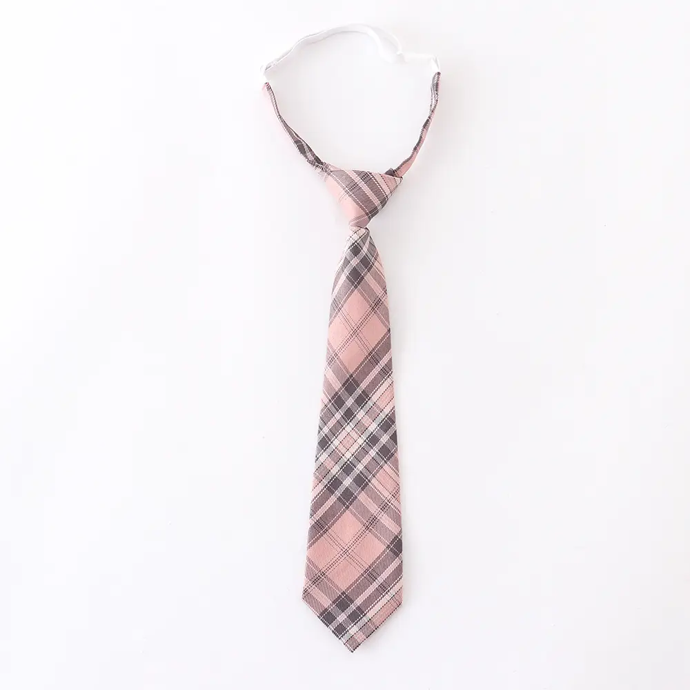 Japanese College Plaid Skirt with Alignment Line