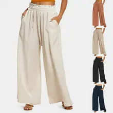 2025 Women's Pure Cotton Linen High Waist Casual Pants â feature 5