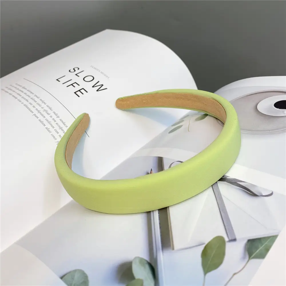 Elegant Green Hair Hoop for Girls Summer Wear