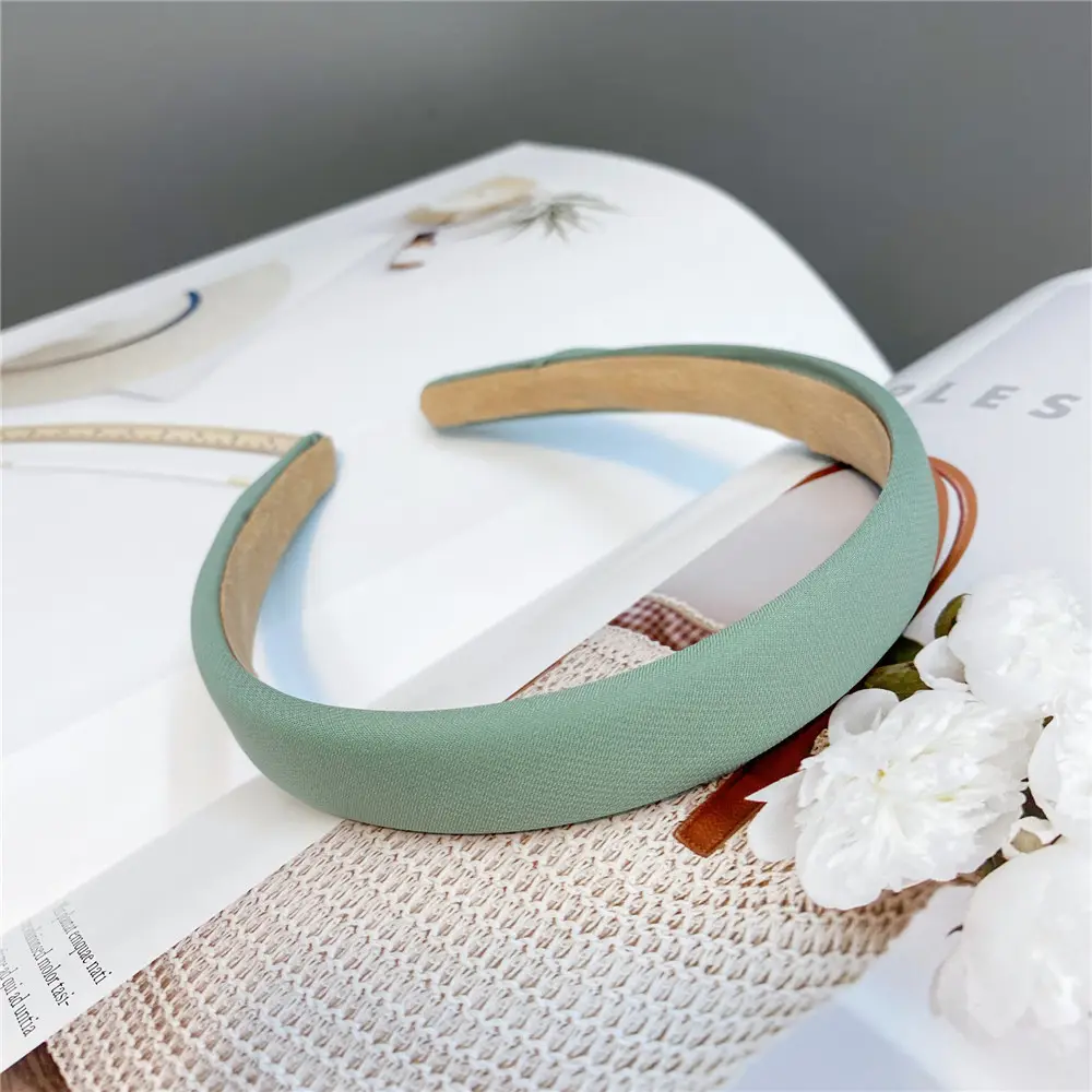 Elegant Green Hair Hoop for Girls Summer Wear