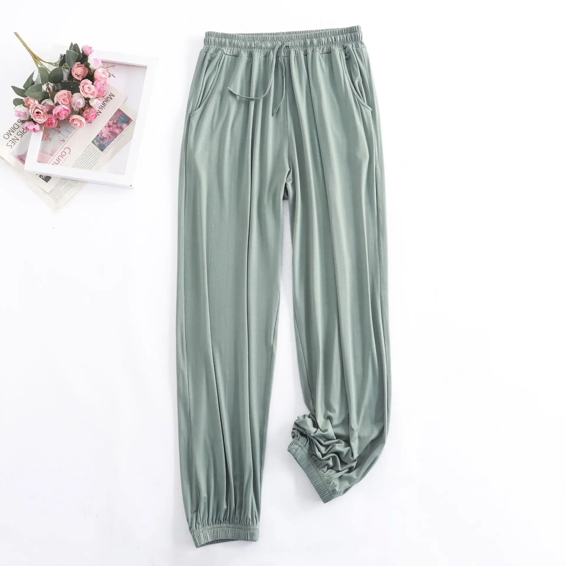 Women Harlan Girdle Pants Black High Waist Slimming Large - Image 13