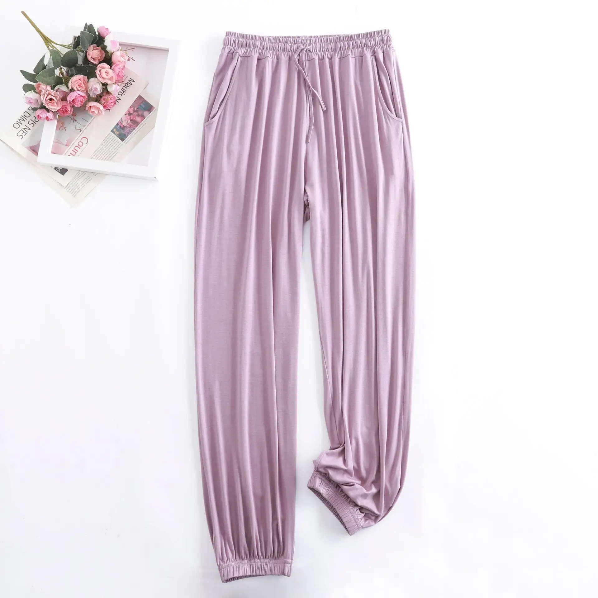 Women Harlan Girdle Pants Black High Waist Slimming Large - Image 6