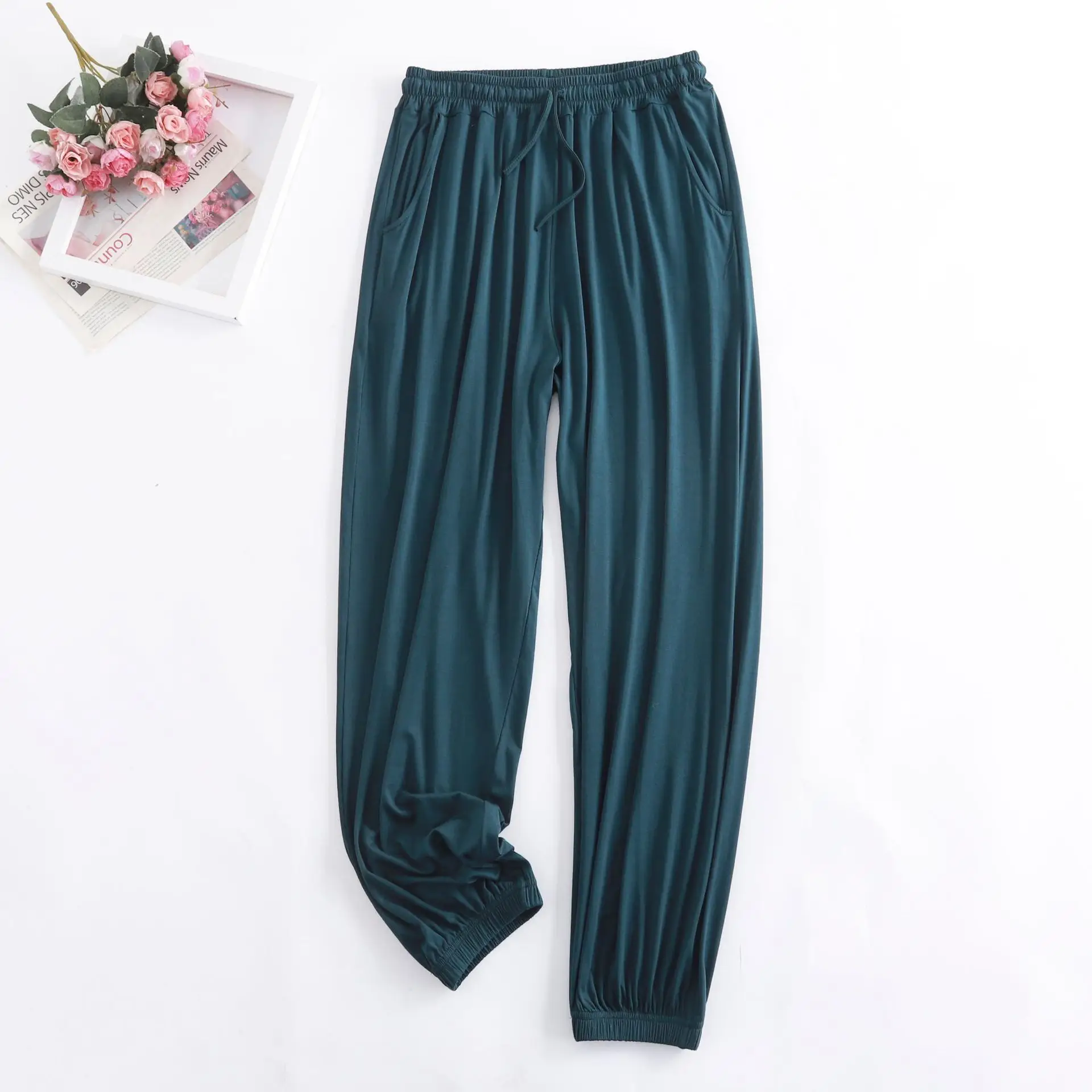 Women Harlan Girdle Pants Black High Waist Slimming Large - Image 8