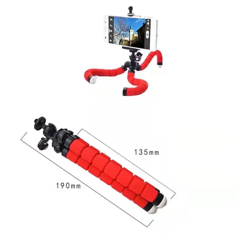 Universal Lazy Mobile Phone Holder Tripod with Sponges — feature 5