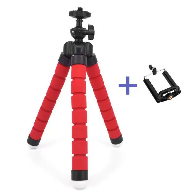 Universal Lazy Mobile Phone Holder Tripod with Sponges — feature 7