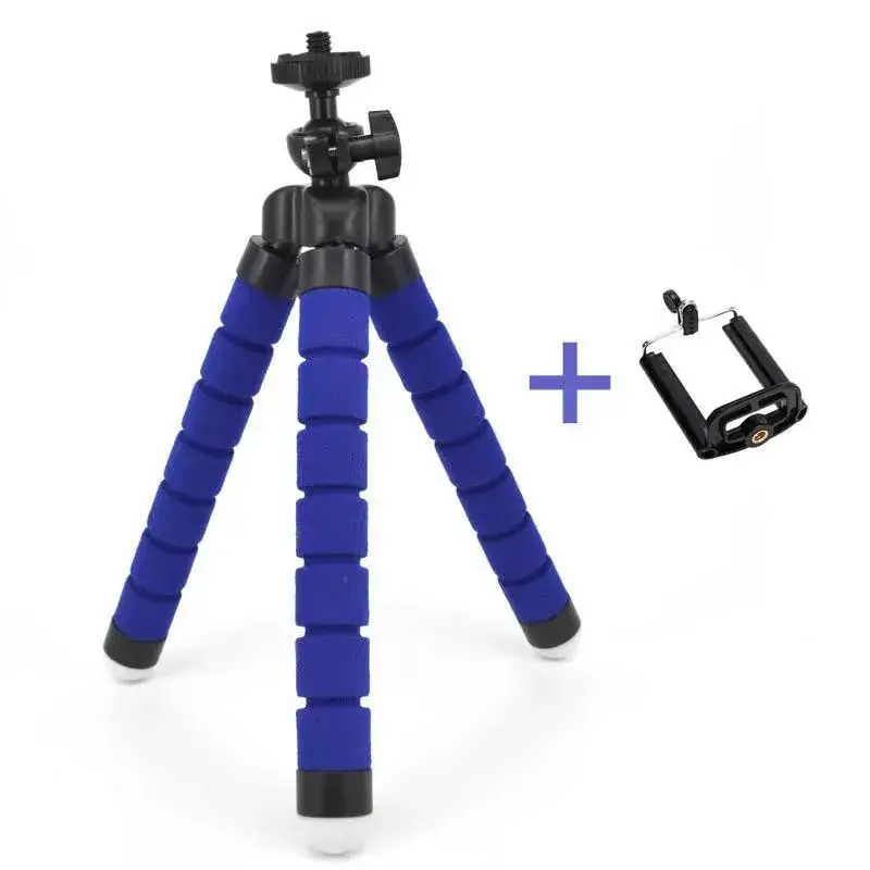 Universal Lazy Mobile Phone Holder Tripod with Sponges — feature 8