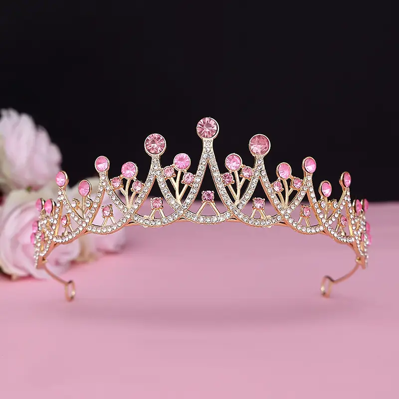 Bride Crown with Pearl Accents for Women