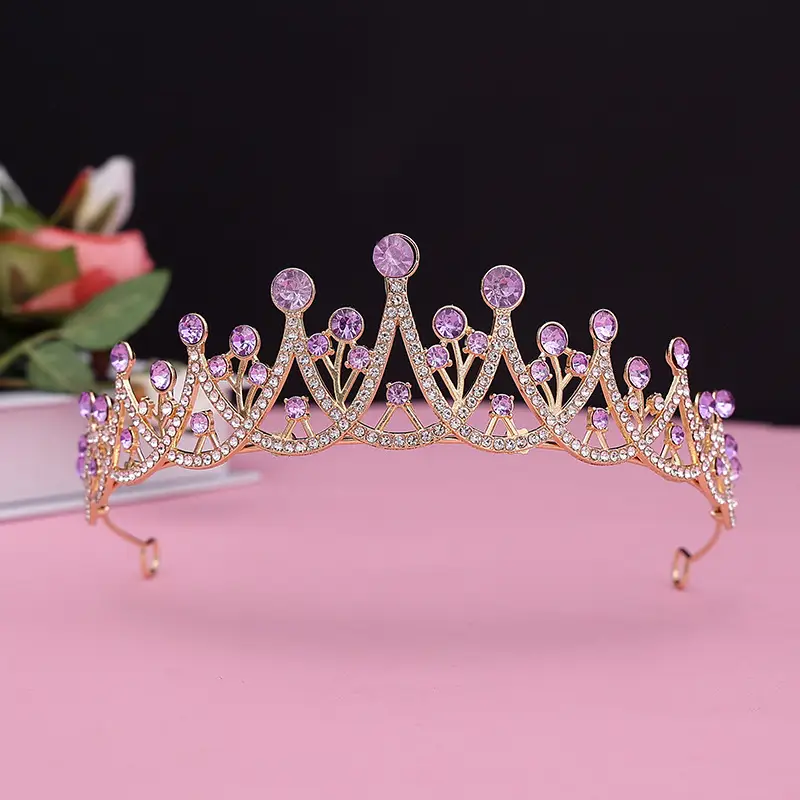 Bride Crown with Pearl Accents for Women