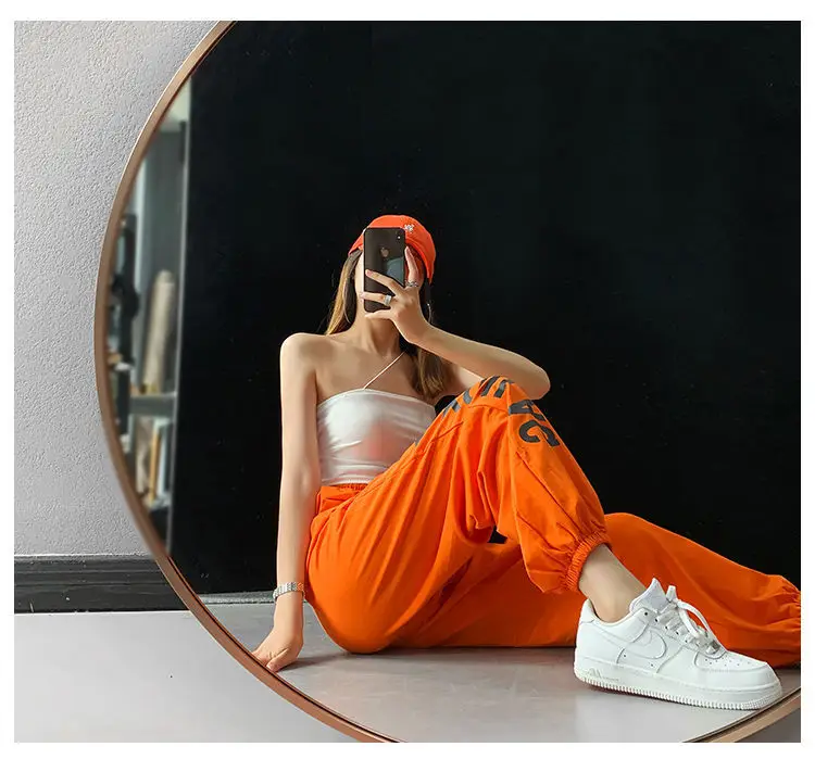 Women Hip Hop Jazz Jogger Pants White 2024 — feature 20